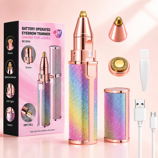 Flawless 2-in-1 Rechargeable Eyebrow Trimmer