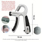 Adjustable Hand Gripper Exerciser with Counter (Random Colors)